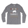 santa taurus christmas ugly t shirts Long Sleeve Shirts