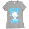 sad boy Ladies Fitted T-Shirt
