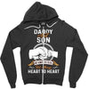 daddy and son not always eye to eye Zipper Hoodie