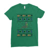 ugly nemo dory gerald Ladies Fitted T-Shirt