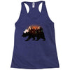 Bear Adventure With Rose Racerback Tank