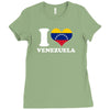 I love Venezuela Ladies Fitted T-Shirt