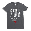 Girl Power Future Is Female Ladies Fitted T-Shirt