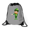 DABBİNG LEPRECHAUN Drawstring Bags
