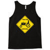 tractor crossing farmer's road warning sign Tank Top