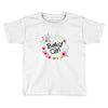 floral baby girl Toddler T-shirt