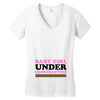 Baby Girl Under Construction Women's V-Neck T-Shirt