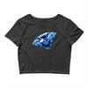 diamond blu Crop Top