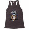 who loves lhasa apso Racerback Tank
