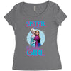 sister of the birthday girl Women's Triblend Scoop T-shirt