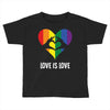 Love is Love Heart Toddler T-shirt