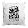 we go together Throw Pillow