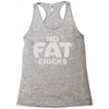 no fat chicks (2) Racerback Tank
