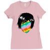 lovely face Ladies Fitted T-Shirt