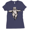 balance bear Ladies Fitted T-Shirt