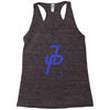 jake paul blue Racerback Tank