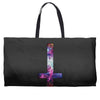 inverted galaxy cross funny  religion banter space fashion new Weekender Totes