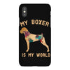 my boxer is my world iPhoneX