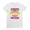 i never dreamed i'd grow up to be a super cool motocross mom but here Ladies Fitted T-Shirt