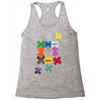 puzzled Racerback Tank