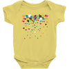 Flying Paper Planes Baby Bodysuit