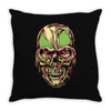 zombie look Throw Pillow