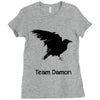 team damon salvatore (4) Ladies Fitted T-Shirt