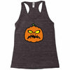 pumpkin zombie Racerback Tank
