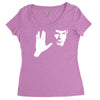 spock star trek leonard nimoy tribute Women's Triblend Scoop T-shirt