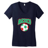 mexico soccer Women's V-Neck T-Shirt