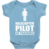 helicopter pilot in training Baby Onesie