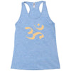 om zeichen indien buddhisten meditation religion yoga Racerback Tank