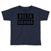 Delta Gamma Black Toddler T-shirt