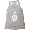 i'm a fishing dad   daddy Racerback Tank