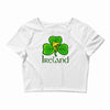 ireland shamrock Crop Top