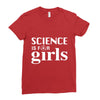 Science is for Girls Ladies Fitted T-Shirt