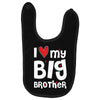 I Love My Big Brother Baby Bibs