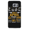 Born April  Multitasking Problem Solving Tees Samsung Galaxy S7