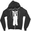 disheveled tuxedo Zipper Hoodie