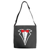 tuxedo bow Adjustable Strap Totes