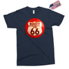 route 66 sign distressed, ideal birthday gift or present Exclusive T-shirt