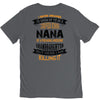 Super Cool Nana Of A Freaking Awesome Granddaughter V-Neck Tee