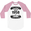 Premium Vintage  1958 3/4 Sleeve Shirt