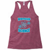 science worship funny geek atheist anti religion Racerback Tank