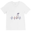 my heart beats for parrots V-Neck Tee