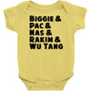 real hip hop heads Baby Bodysuit