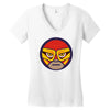 lucha libre   red Women's V-Neck T-Shirt