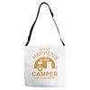 what happens in camper Adjustable Strap Totes