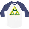 triforce illusion zelda 3/4 Sleeve Shirt