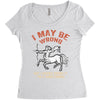 i may be wrong but i highly doubt it i'm a sagittarius Women's Triblend Scoop T-shirt